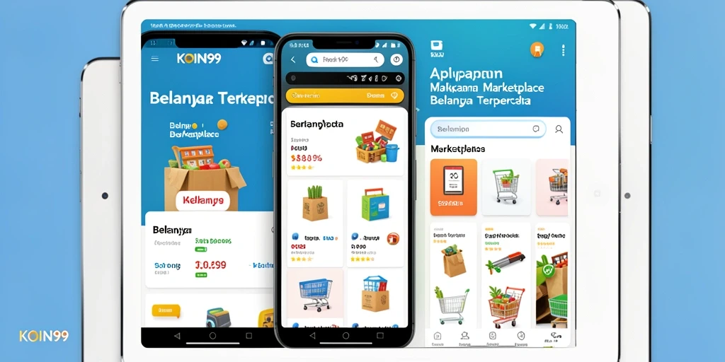 Tampilan antarmuka KOIN99 yang user-friendly dan menarik.