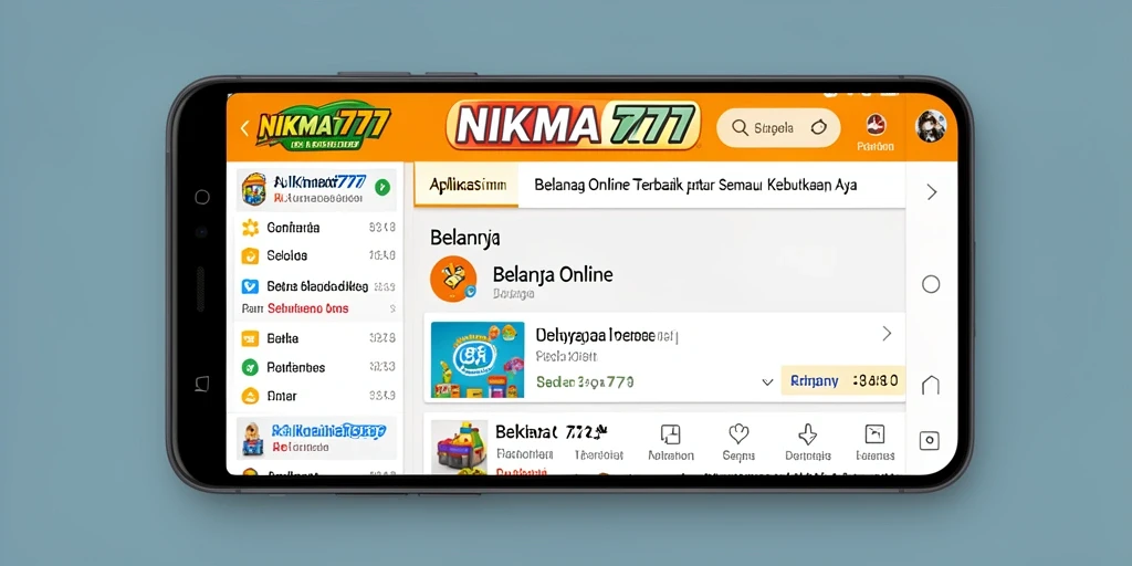 Tampilan antarmuka NIKMAT777 yang modern dan mudah digunakan.