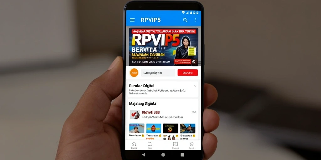 Antarmuka RPVIP5 yang menarik dan fungsional.