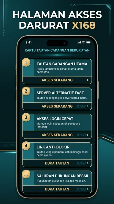Tampilan link alternatif x168